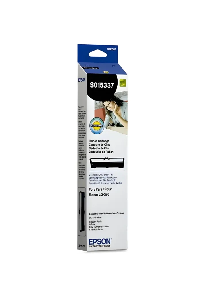 Epson S015337 - Negro - cinta de tela para impresora
